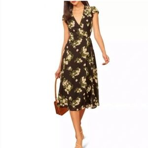 Reformation wrap dress